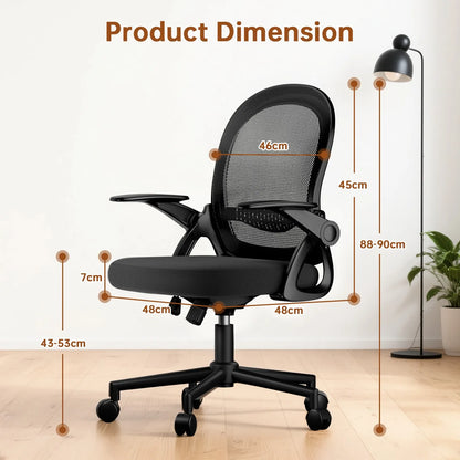 Chaise de bureau industriel ergonomique à taille moyenne -