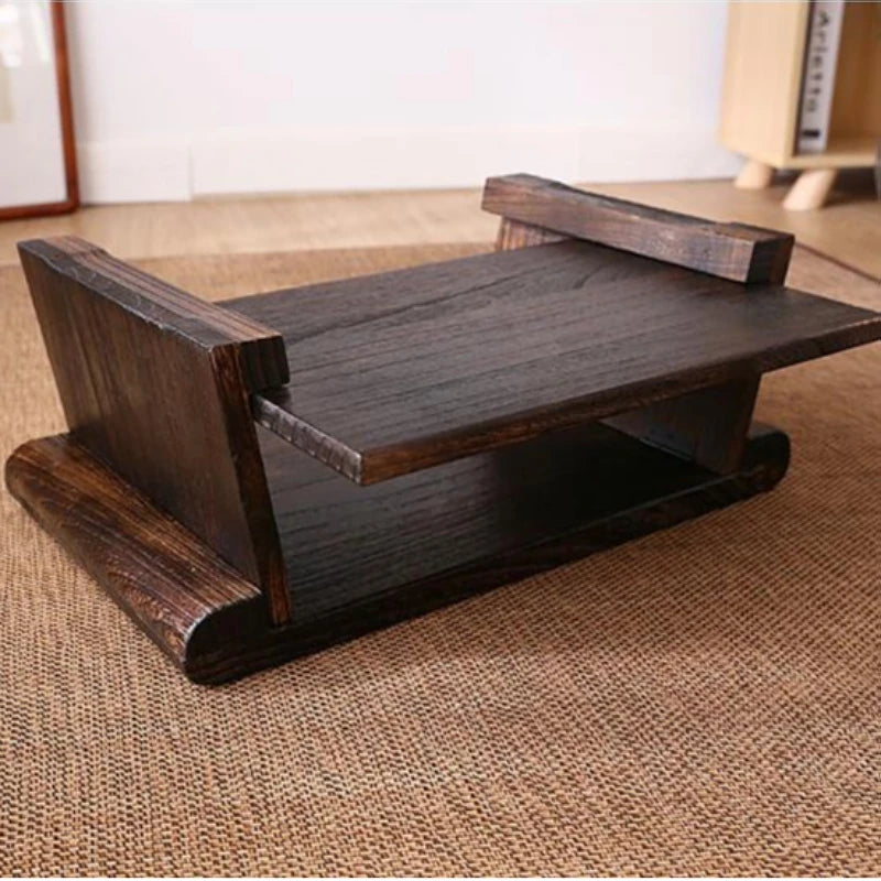Petite table basse bois japonais -