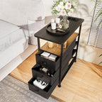 Table de nuit pas cher avec multiprise -