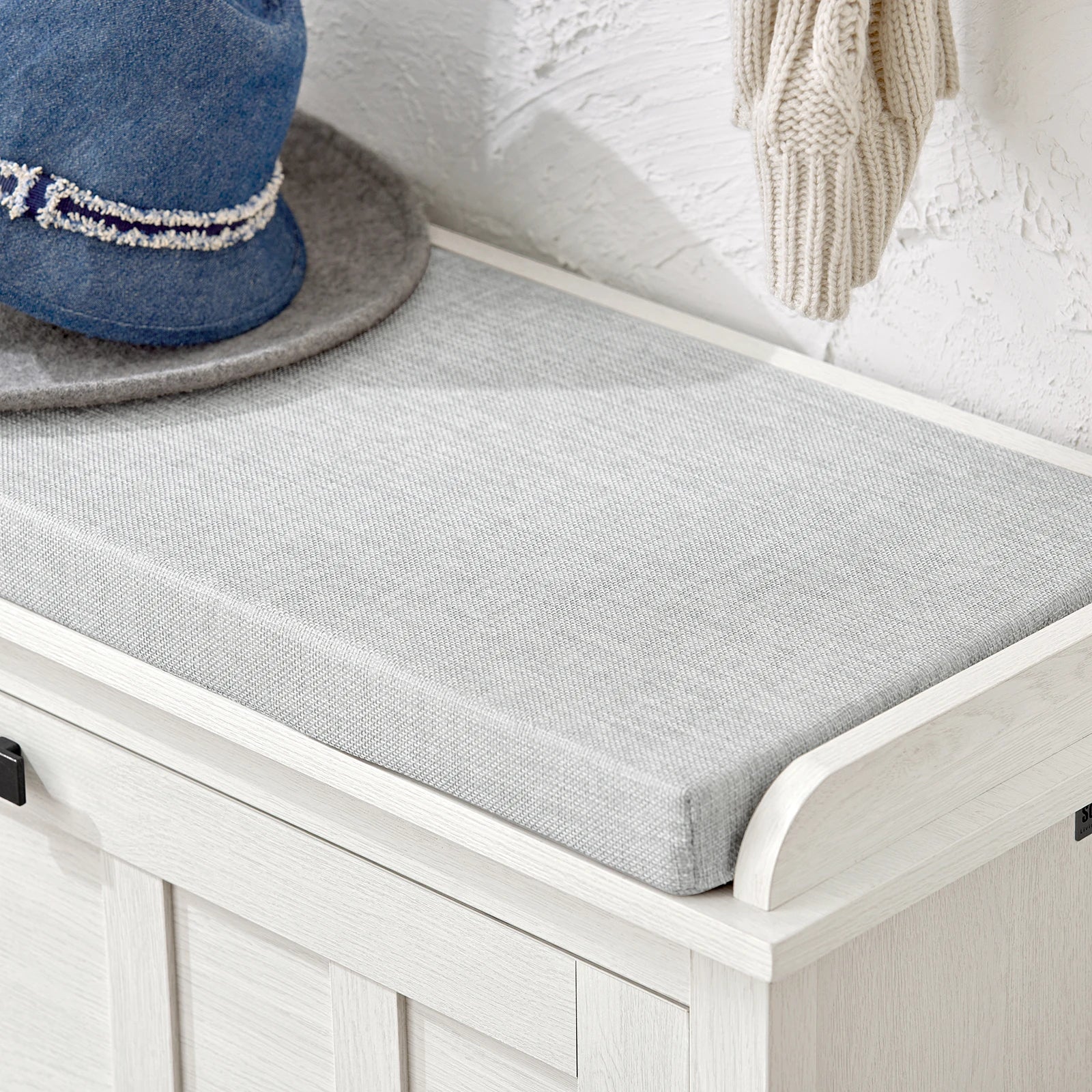 Meuble à chaussure blanc moderne -