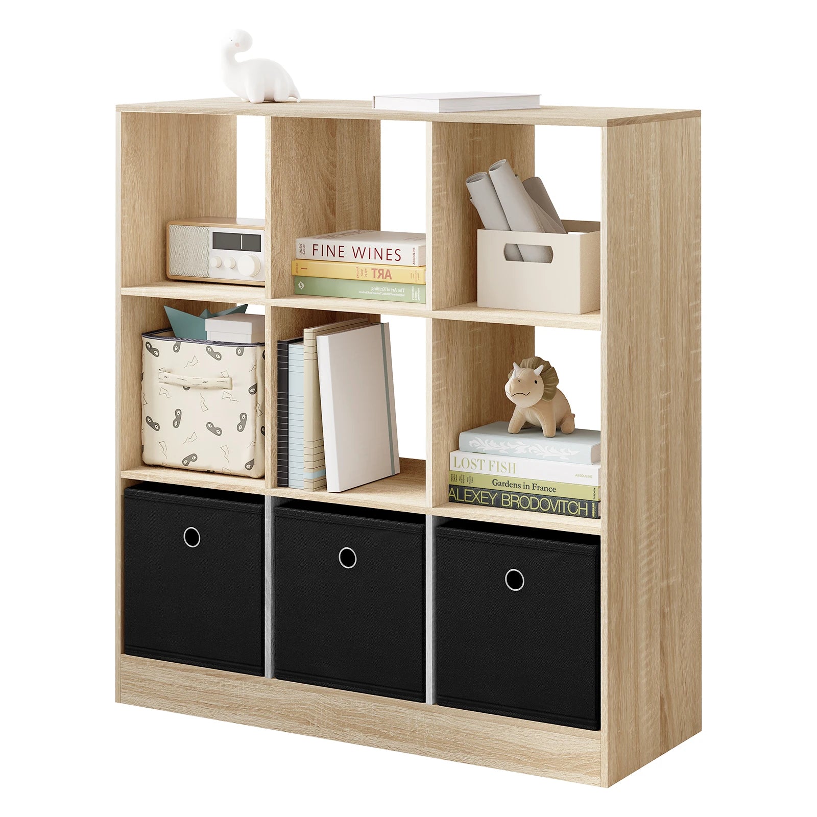 Étagère cube bois massif -