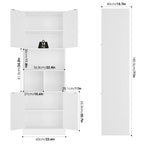 Meuble de rangement pour chambre adulte ou salon 180.5x60x40cm -