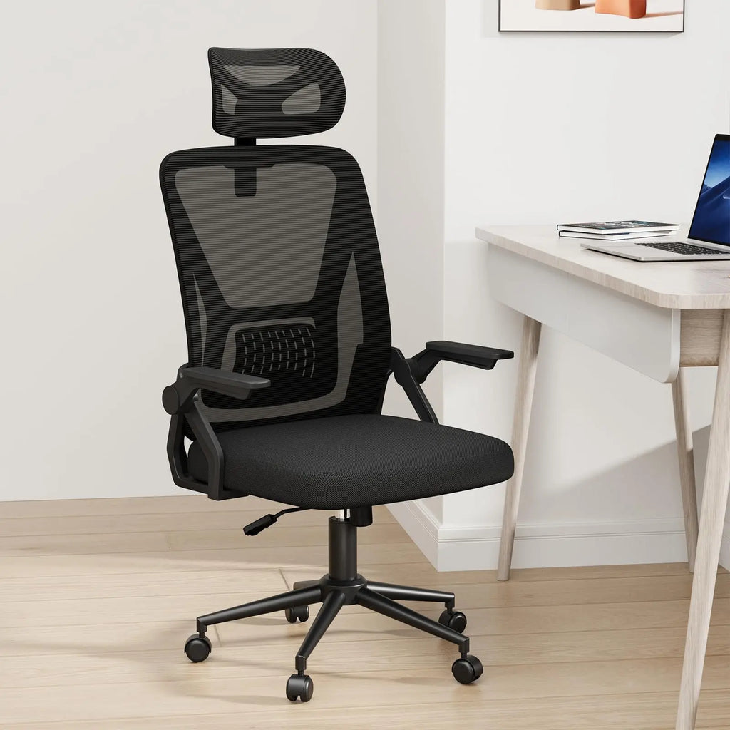 Chaise de bureau secrétaire dispo en couleur rose, noir et gris -