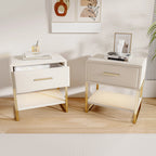 Table de chevet scandinave lot de 2 tables basse de nuit -