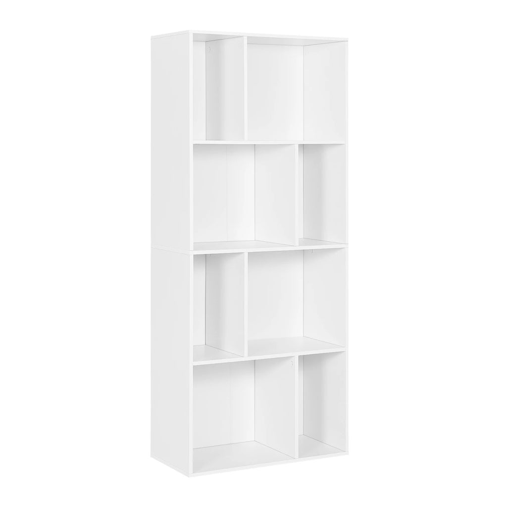 Étagère cube blanche haute à 8 compartiments - Blanc Étagère cube