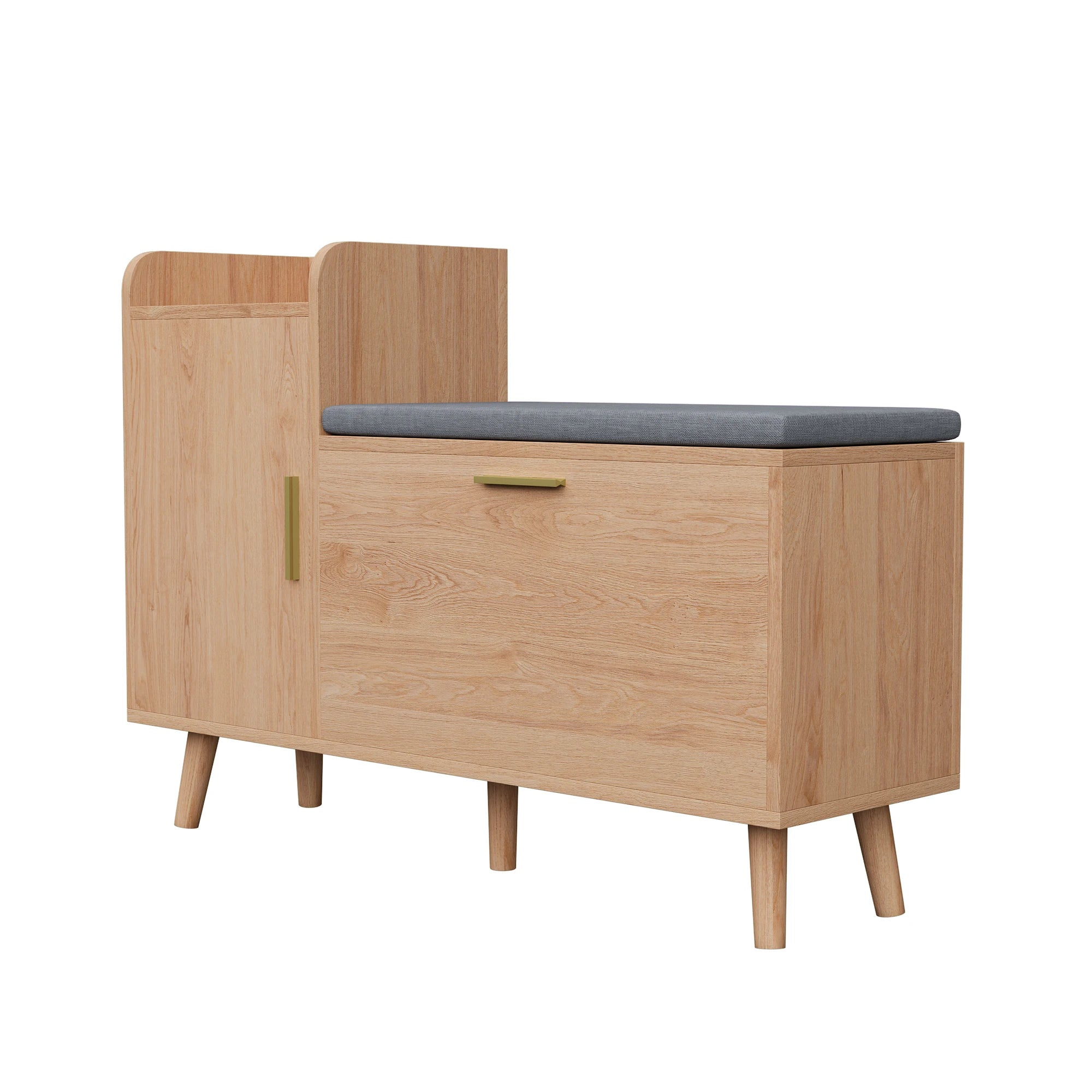 Meuble à chaussure d'appoint en bois massif - Style B Meuble à chaussure