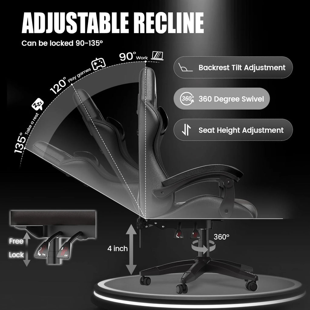 Chaise de bureau dossier confortable -