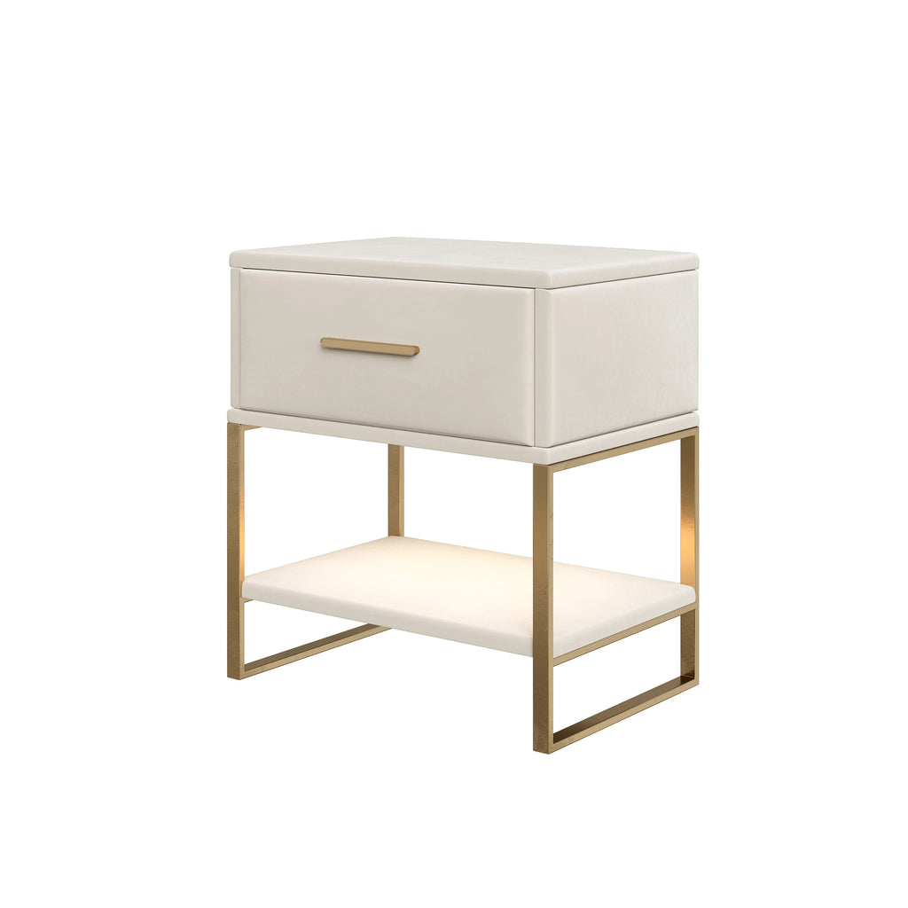 Table de chevet rustique - lot de 2 pièces -