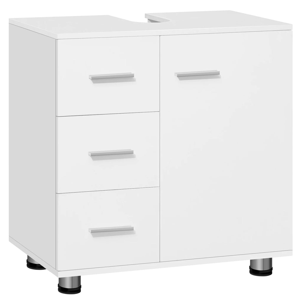 Meuble de rangement à tiroirs blanc - C Meuble de rangement