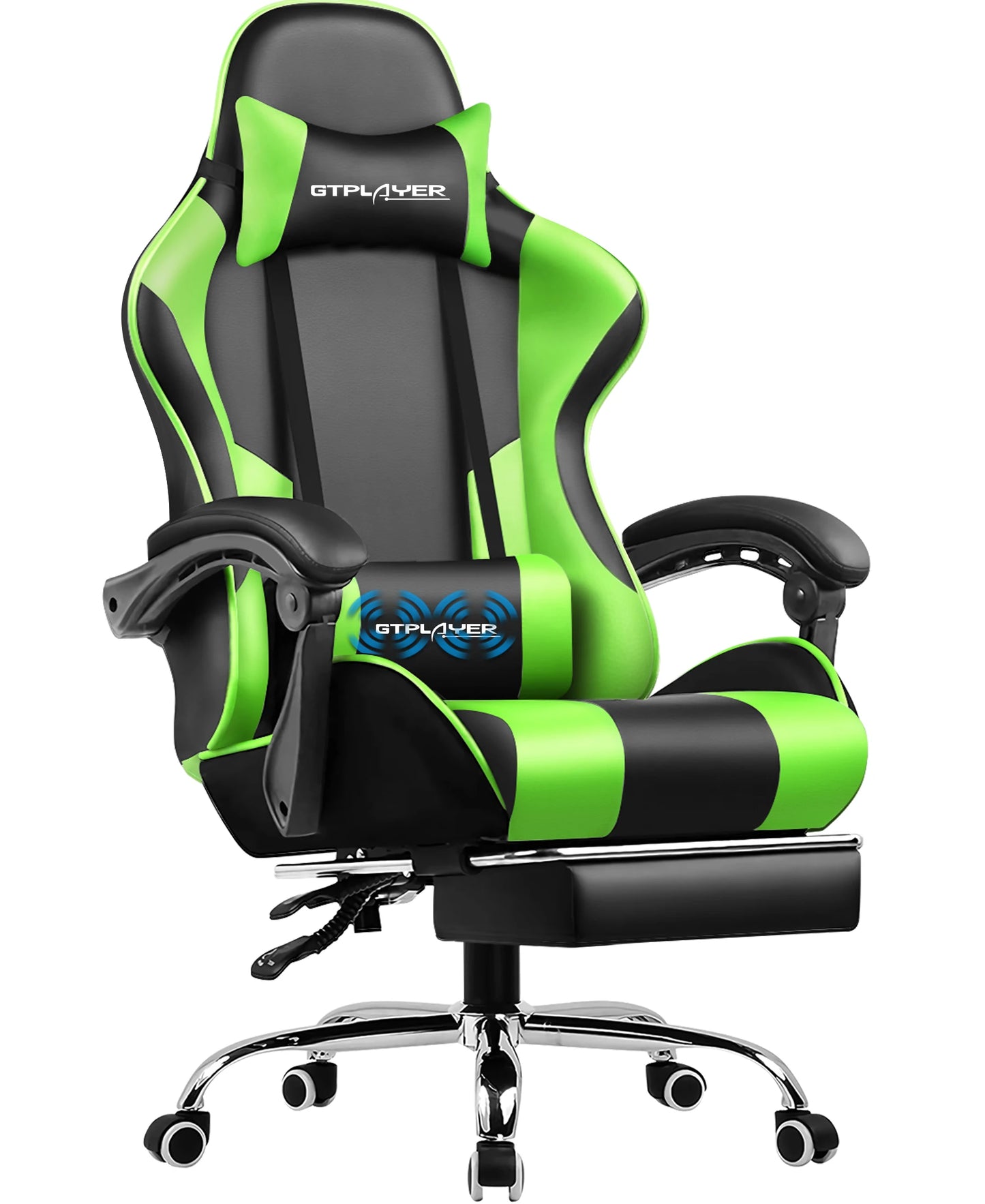 Chaise de bureau pas cher design solide et gamer - Vert Chaise de bureau