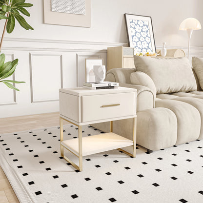 Table de chevet industriel de luxe -