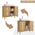 Grand Meuble de rangement en bambou -