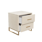 Table de chevet rustique - lot de 2 pièces -