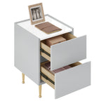 Table de nuit grise pour canapé ou chambre 1 pièce -