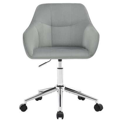 Chaise de bureau pivotante en velours -