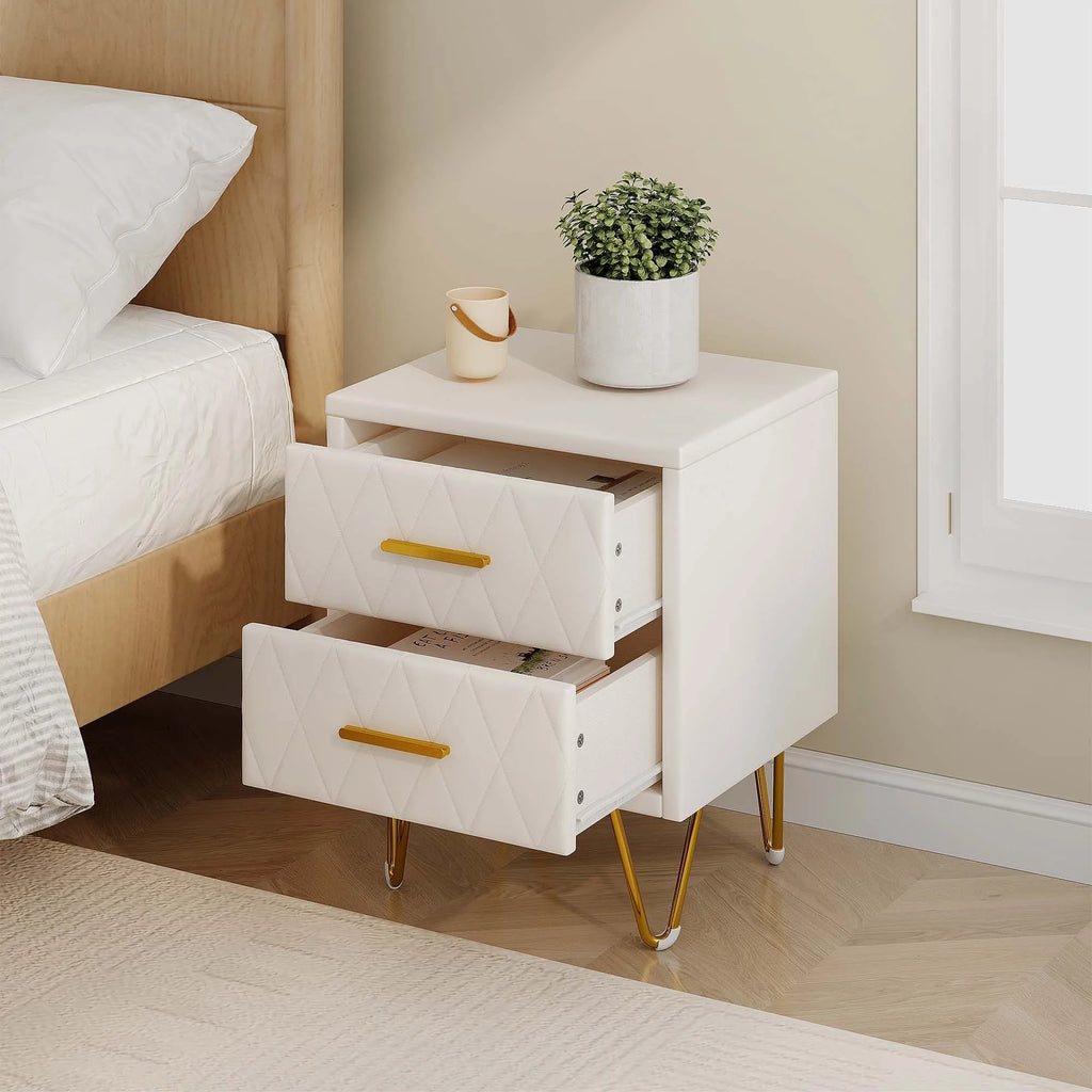 Table de chevet hauteur moyen 2 ensembles de luxe -