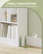 Étagère cube à poser sur pieds de style bibliothèque -