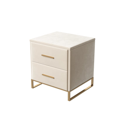 Table de chevet rustique - lot de 2 pièces -