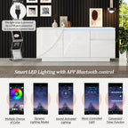 Meuble de rangement avec tiroirs moderne blanc -