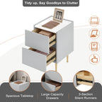 Table de nuit grise pour canapé ou chambre 1 pièce -