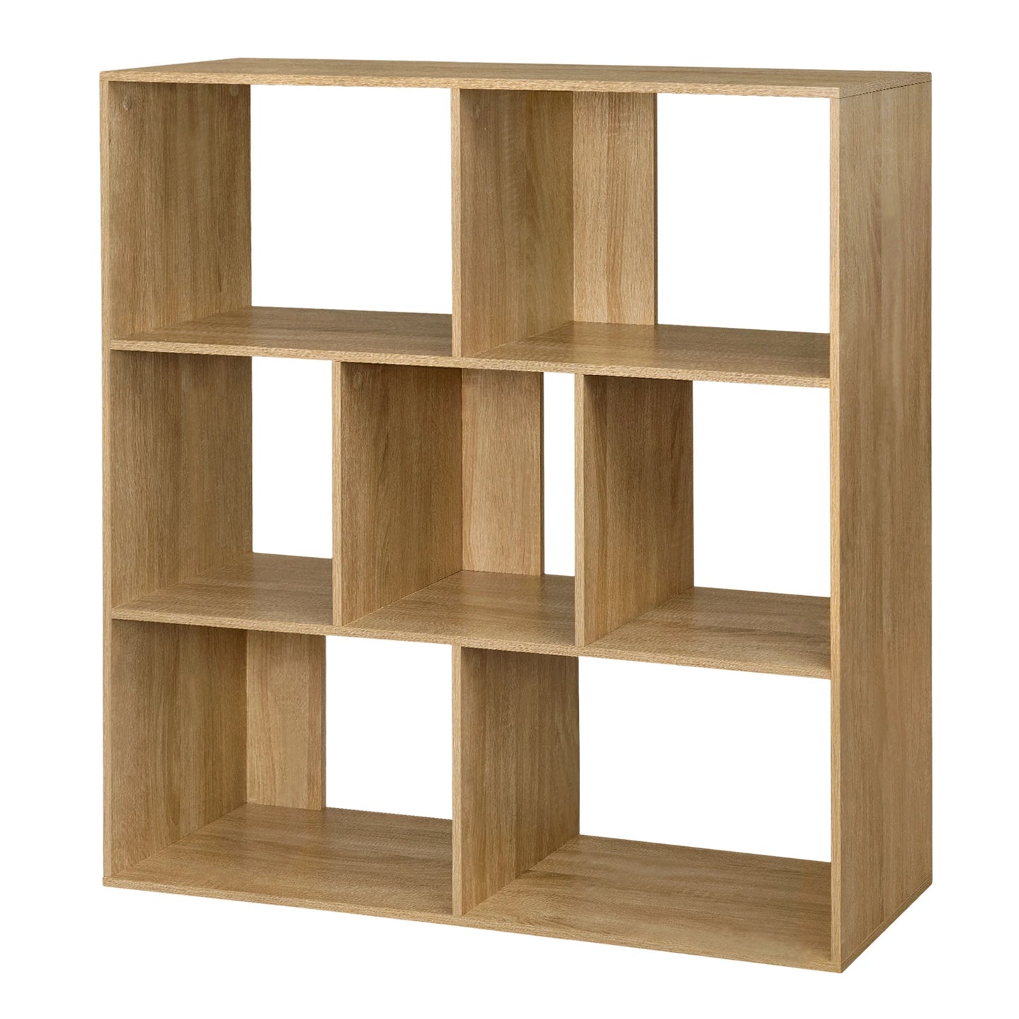 Étagère cube de rangement moderne 100x100x30cm - Chêne Étagère cube