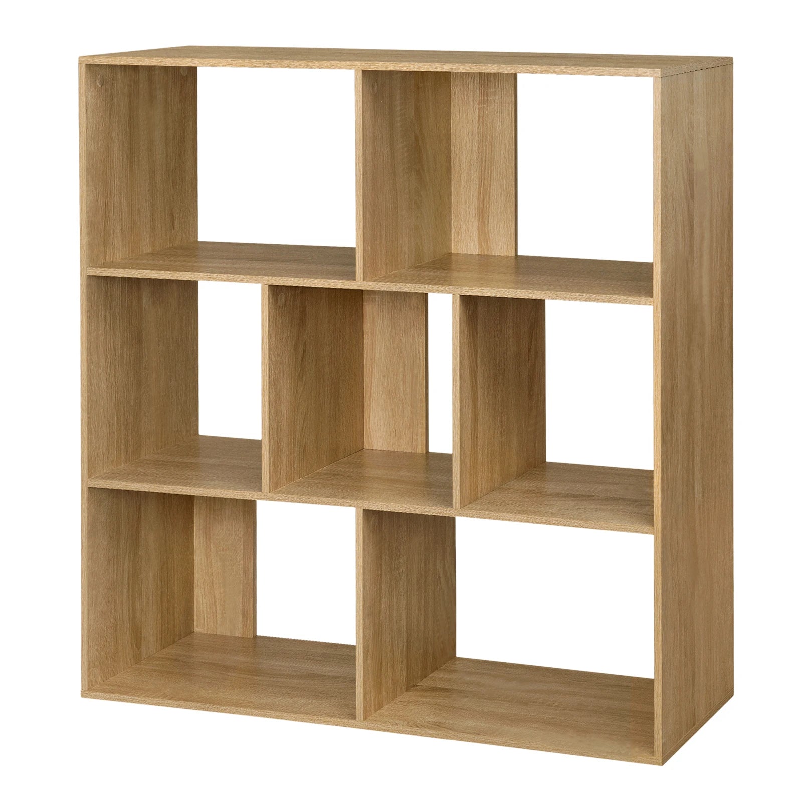 Étagère cube de rangement moderne 100x100x30cm - Chêne Étagère cube