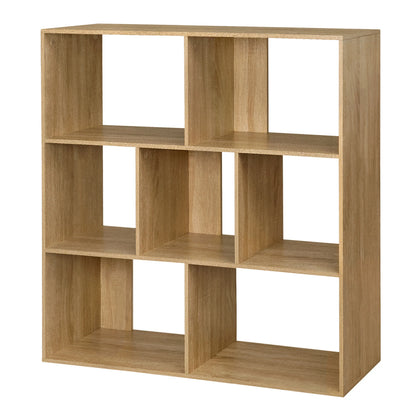 Étagère cube de rangement moderne 100x100x30cm - Chêne Étagère cube