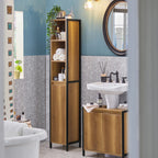 Meuble salle de bain vintage haut 30X168X28cm -