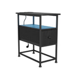 Table de chevet noir moderne design LED -