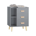 Table de chevet tendance premium - Gris clair Table de chevet