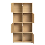 Étagère cube en bois à 8 compartiments -