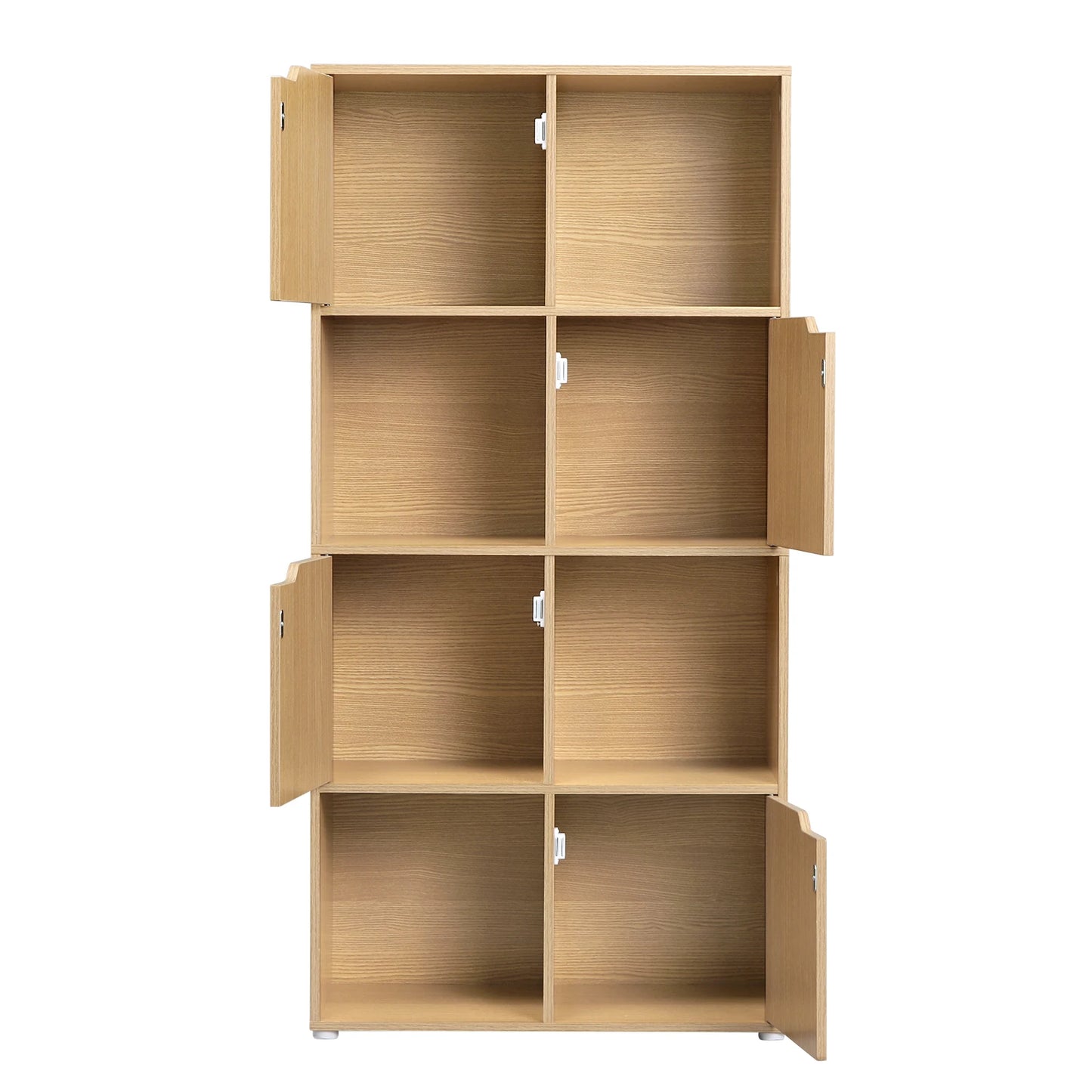 Étagère cube en bois à 8 compartiments -