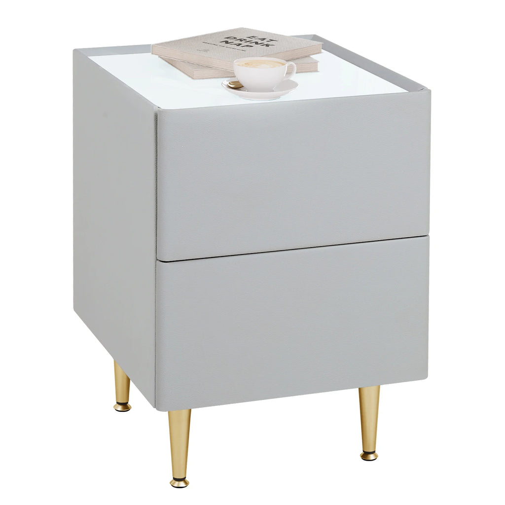 Table de nuit grise pour canapé ou chambre 1 pièce -