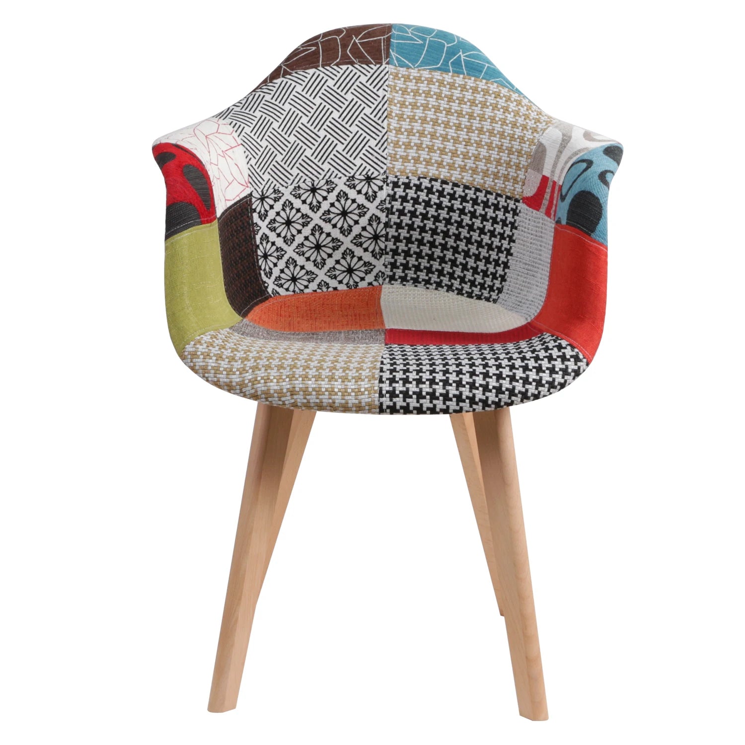 Chaise salle à manger tissu de luxe - 2 ensembles -