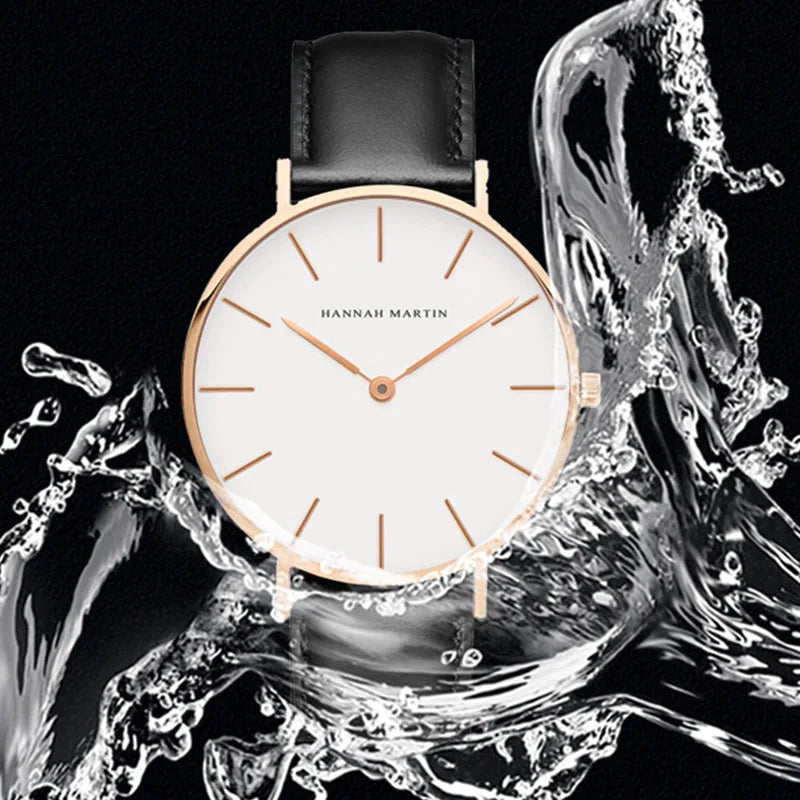 Montre Homme Noble En Cuir - Hannah Martin -