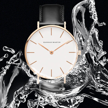 Montre Homme Noble En Cuir - Hannah Martin -