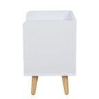 Table de nuit multifonctionnelle blanche -