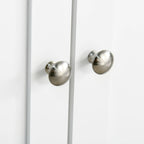 Meuble de rangement pour entrée blanc 60X30X80Cm -