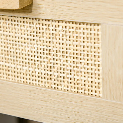 Table de chevet bois clair moderne -