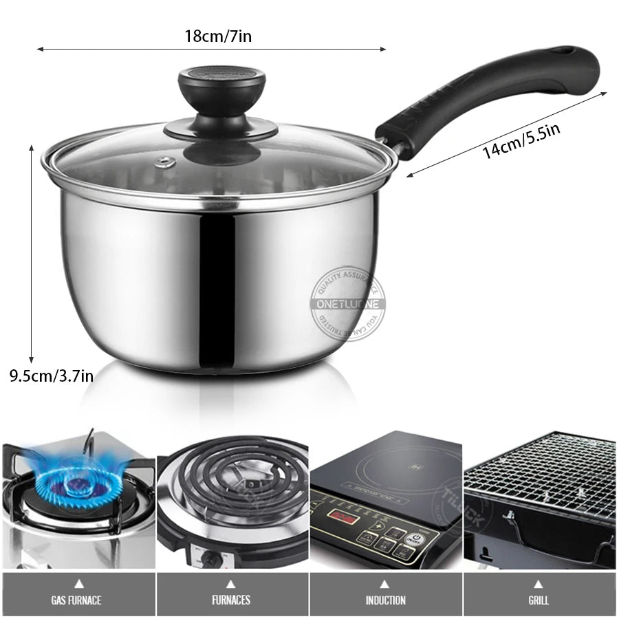 Casserole inox pour induction -