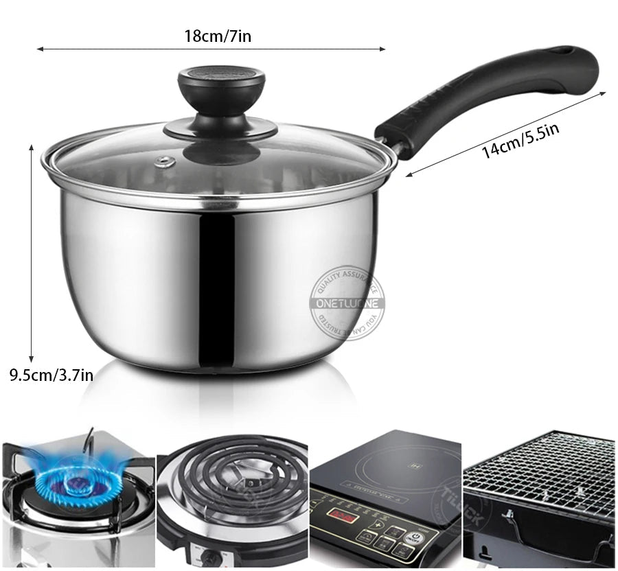 Casserole inox pour induction -