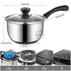 Casserole inox pour induction -