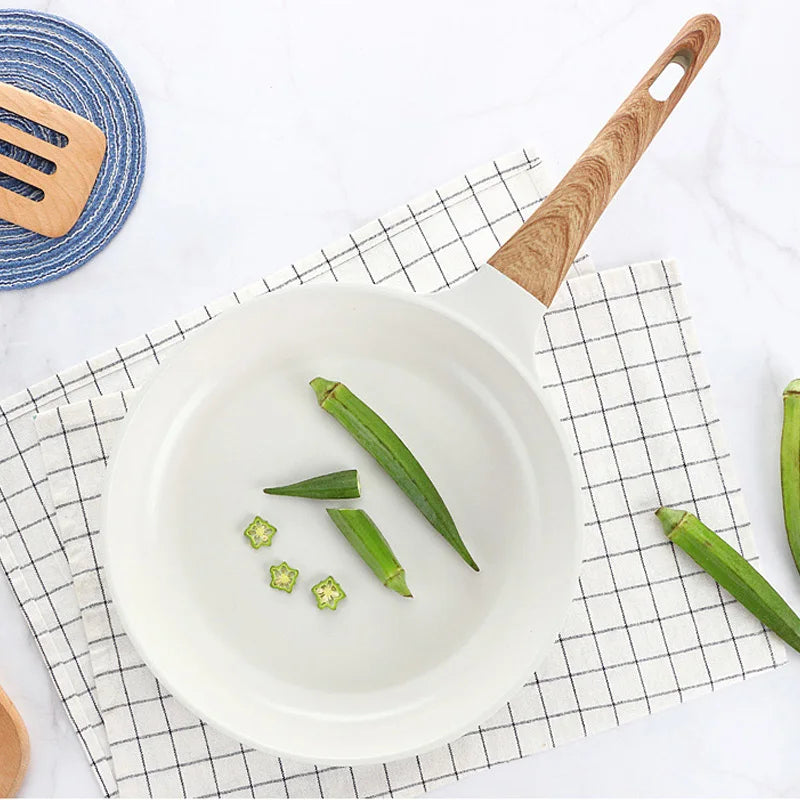 Poêle céramique à frire avec poignée magnifique et solide -