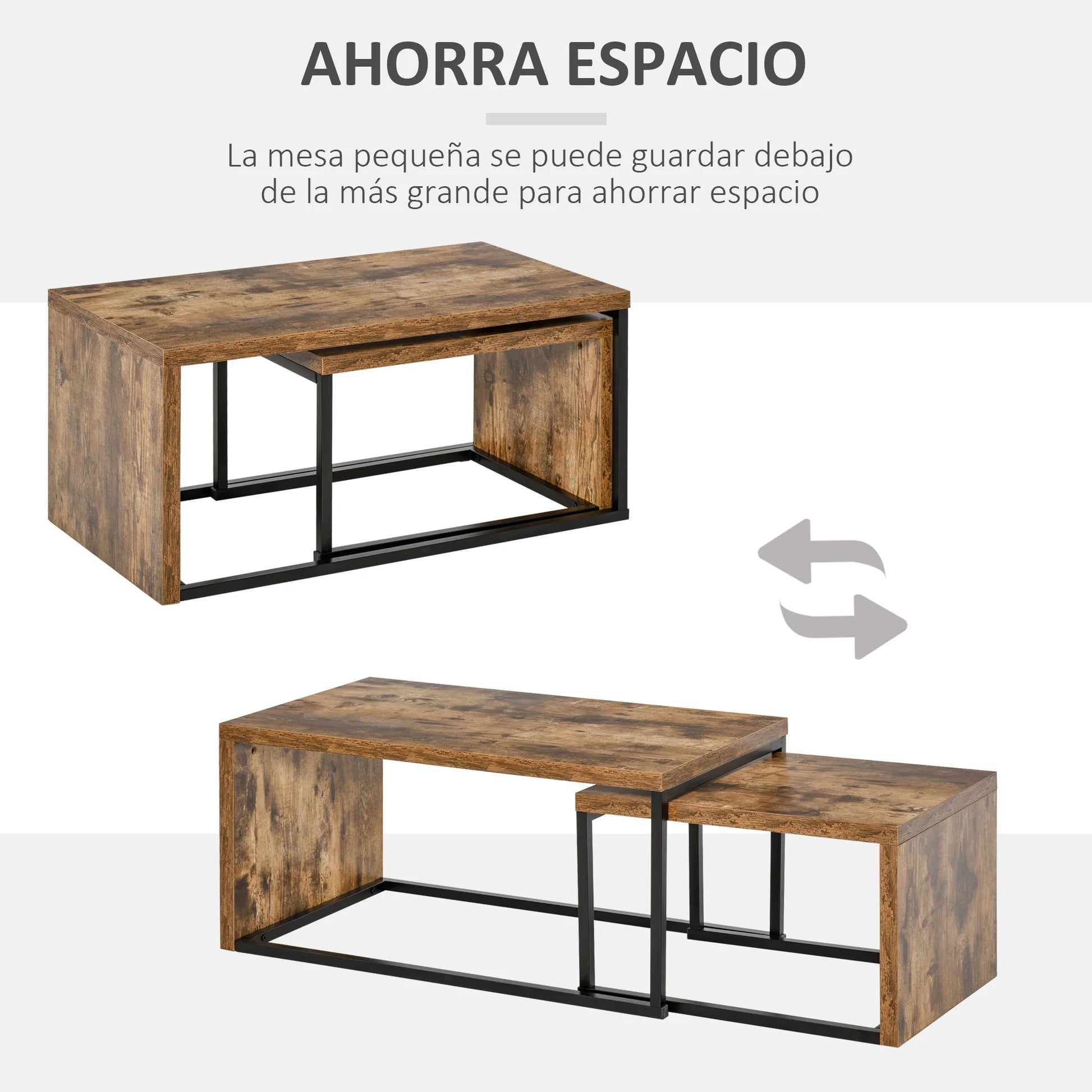 Table basse pour café et salon moderne -