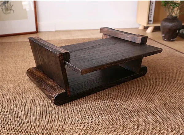 Petite table basse bois japonais -
