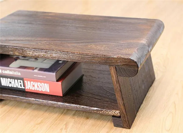 Petite table basse bois japonais -