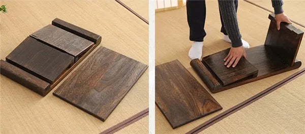 Petite table basse bois japonais -