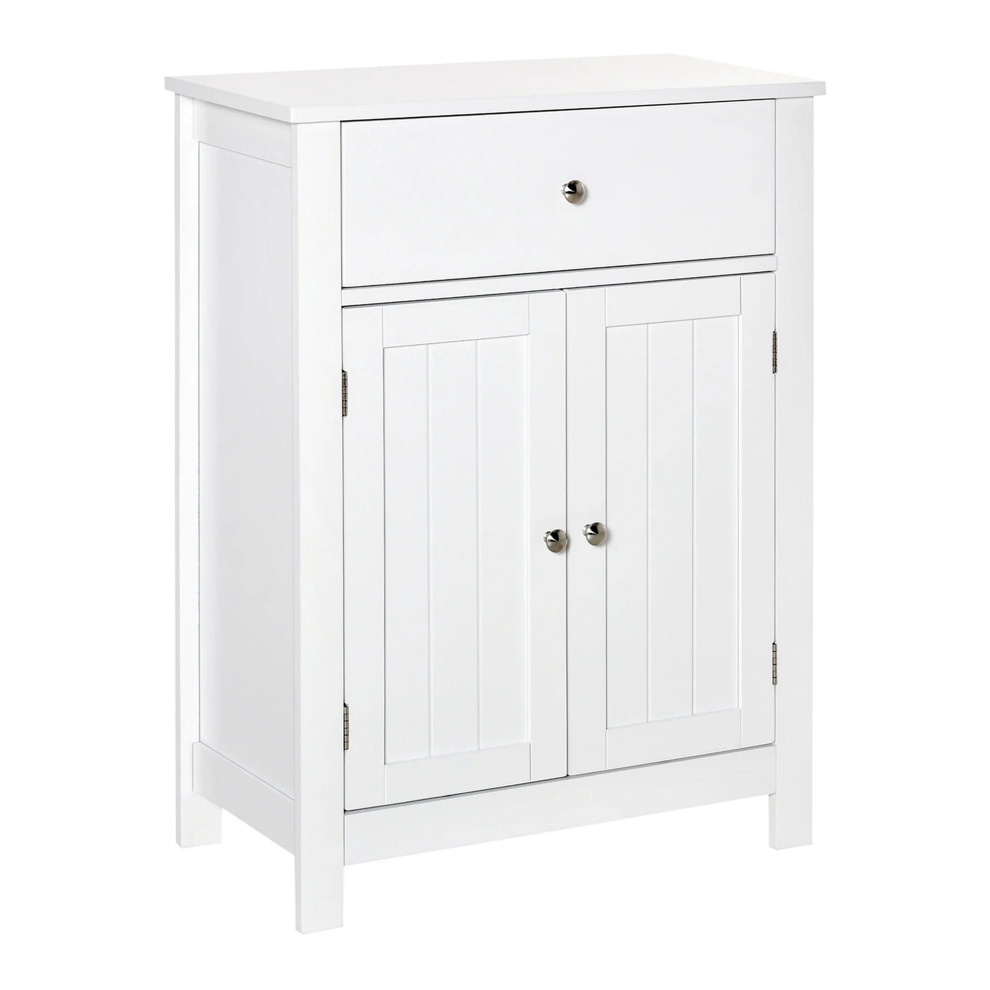 Meuble de rangement pour entrée blanc 60X30X80Cm -