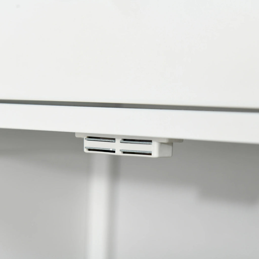 Meuble de rangement pour entrée blanc 60X30X80Cm -