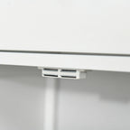 Meuble de rangement pour entrée blanc 60X30X80Cm -